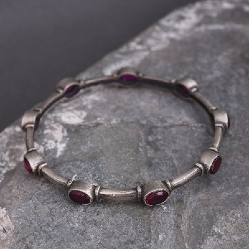 Pack Of 2 Artificial Stones and Beads Studded Bangles