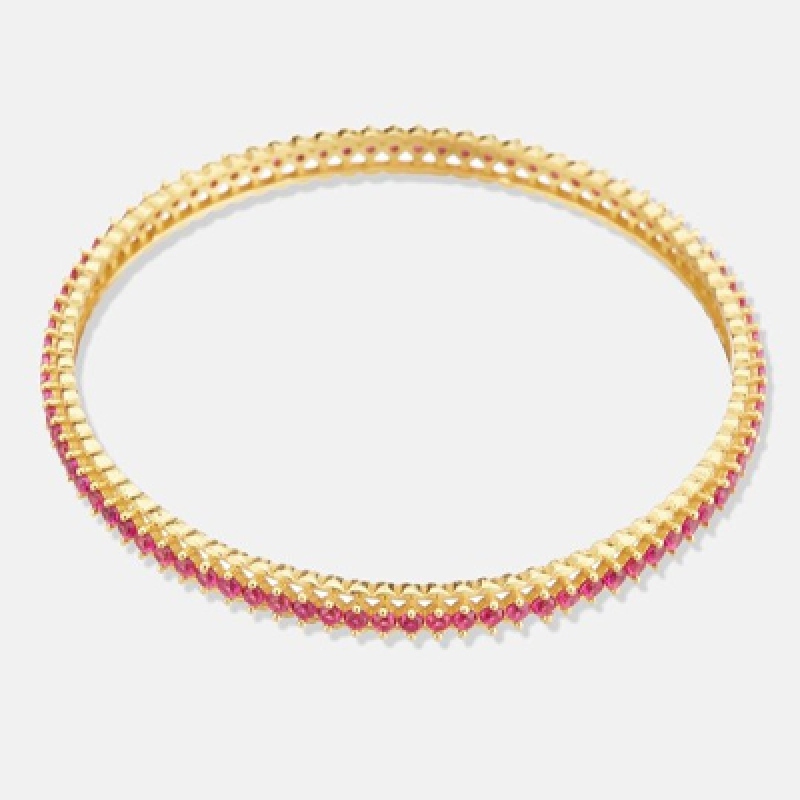 Set Of 2 Gold-Plated Bangles